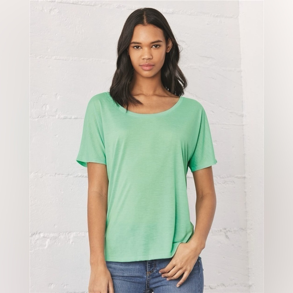 Bella Canvas  Mint Green Soft Short Sleeve T Shirt Top